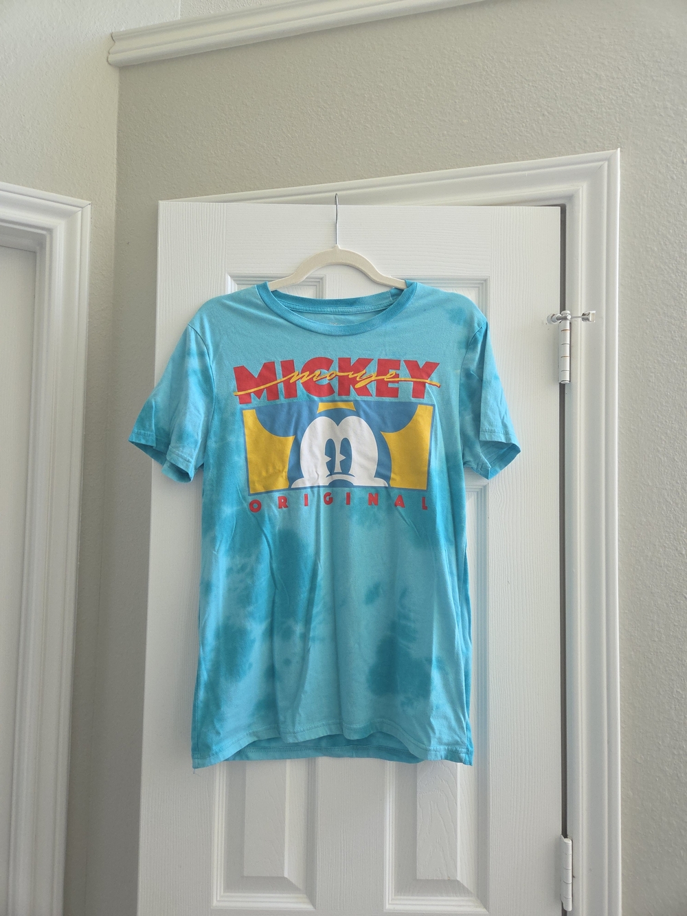 Mickey Mouse Tie-Dye Short Sleeve Tee - Blue